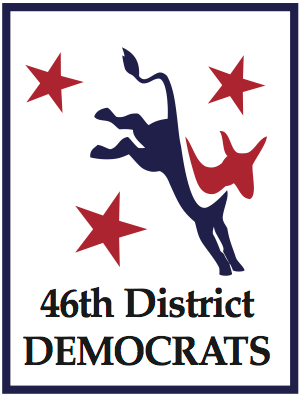 Logo for 46th District Democrats