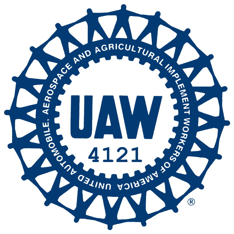 Logo for UAW 4121 (PostDocs and Student Employees)